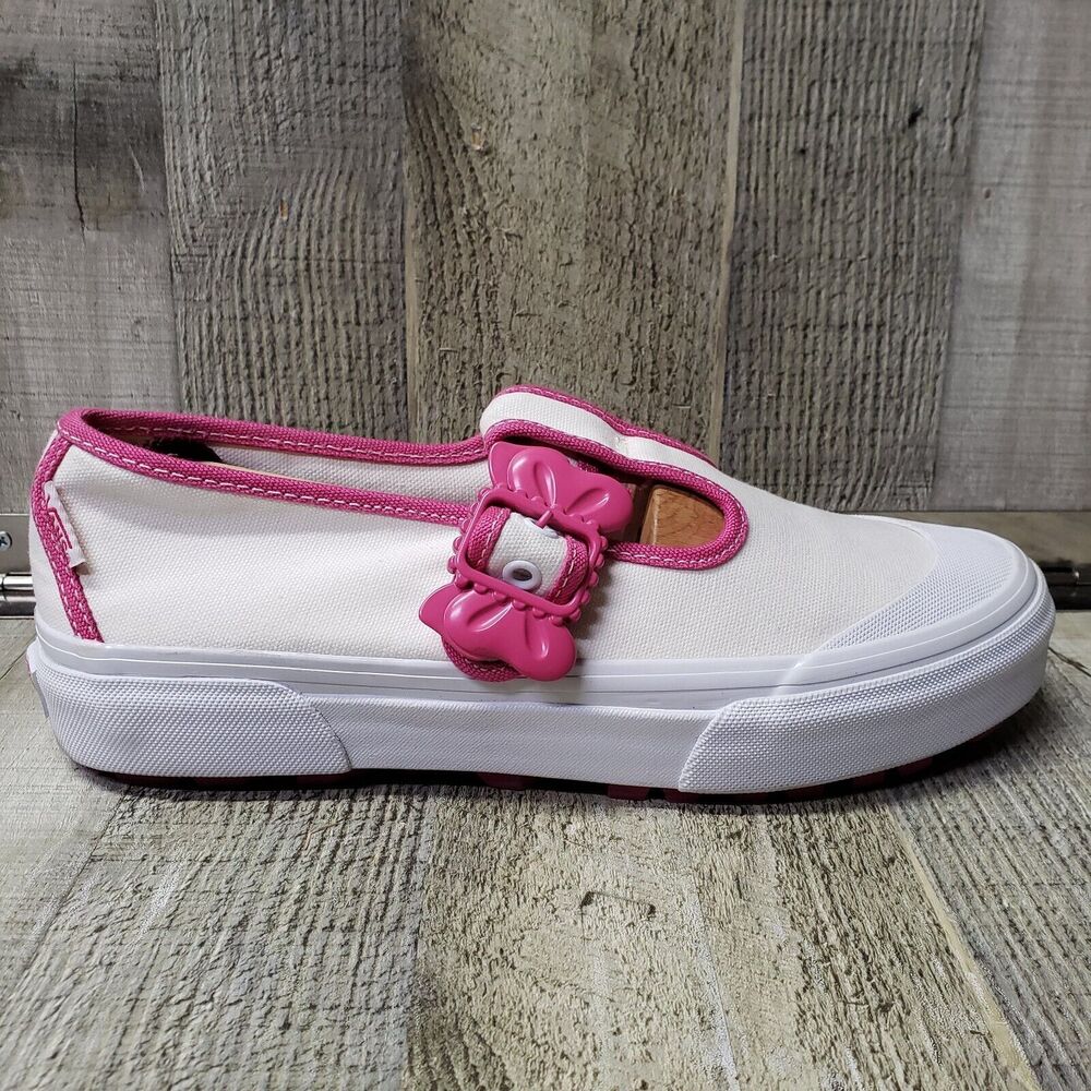 Vans x Barbie™ Style 93 DX Mary Jane Skate Shoe - White Womens 8 Excellent Cond.